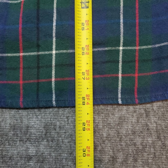 Madewell Plaid Button Down Shirt - Blue and Green - Picture 7 of 7